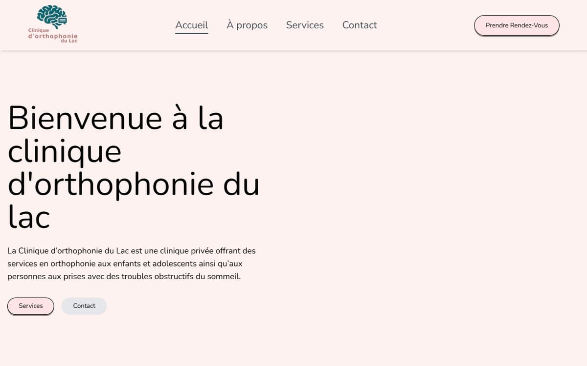 Clinique d'orthophonie du Lac